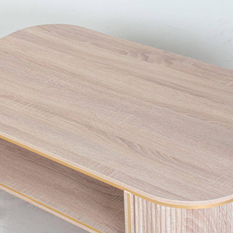 Wooden Center Table With 2 Surfaces - Light Wood By Alhome - ALHOME