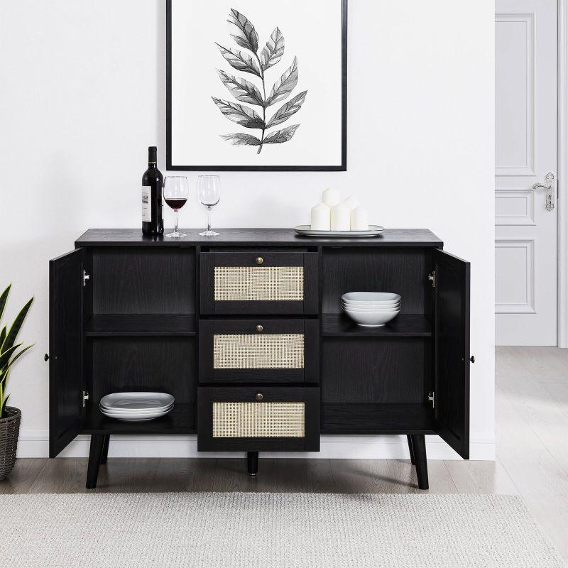 Solid Wood Buffet with Timeless Appeal By Alhome - ALHOME