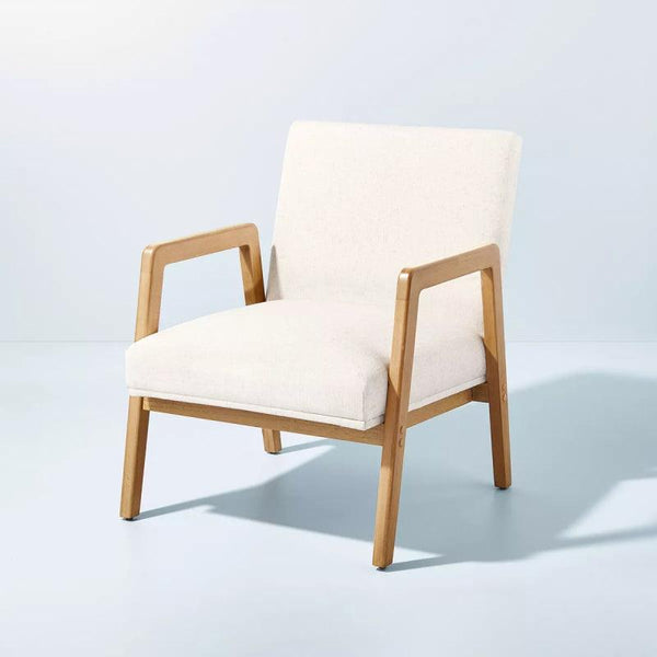 Beige Linen Chair By Alhome - 110111735 - ALHOME