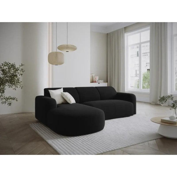 Comfortable Linen Corner Sofa - 250x170x85x85 cm - By Alhome - ALHOME