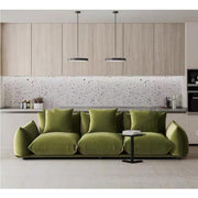 Velvet 3-Seater Sofa in Lush Green By Alhome - 110111502 - ALHOME