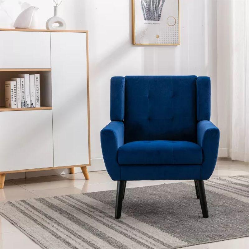 Comfortable Velvet Chair - 90x85x85 cm - By Alhome - ALHOME