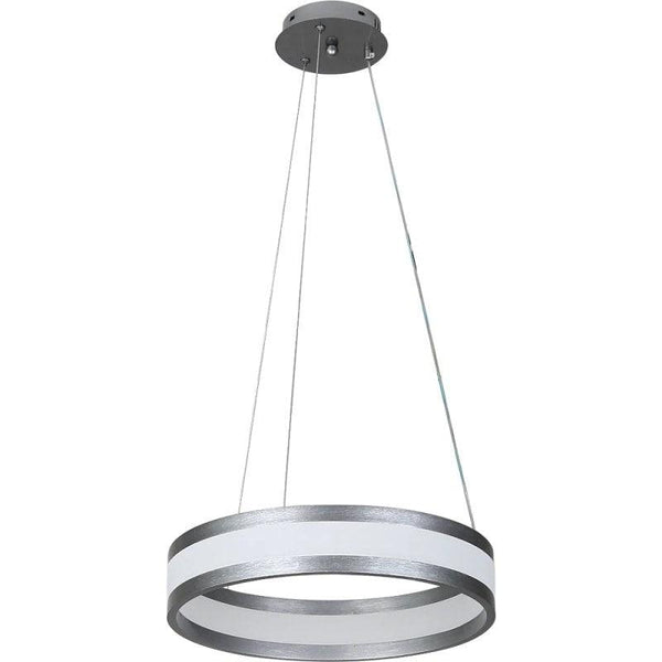 Modern Grey Chandelier With 3 Lights - 30 W By Alhome - ALHOME