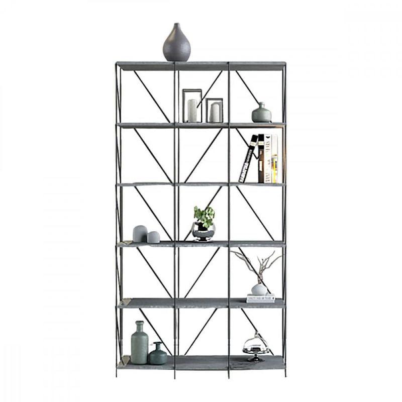 Multi-Use Shelving Unit From Malaysian Wood With 6 Layers - By Baity - ALHOME