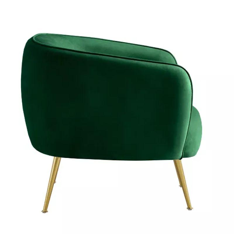 Modern Velvet Arm Chair - 80x85x85 cm - By Alhome - ALHOME