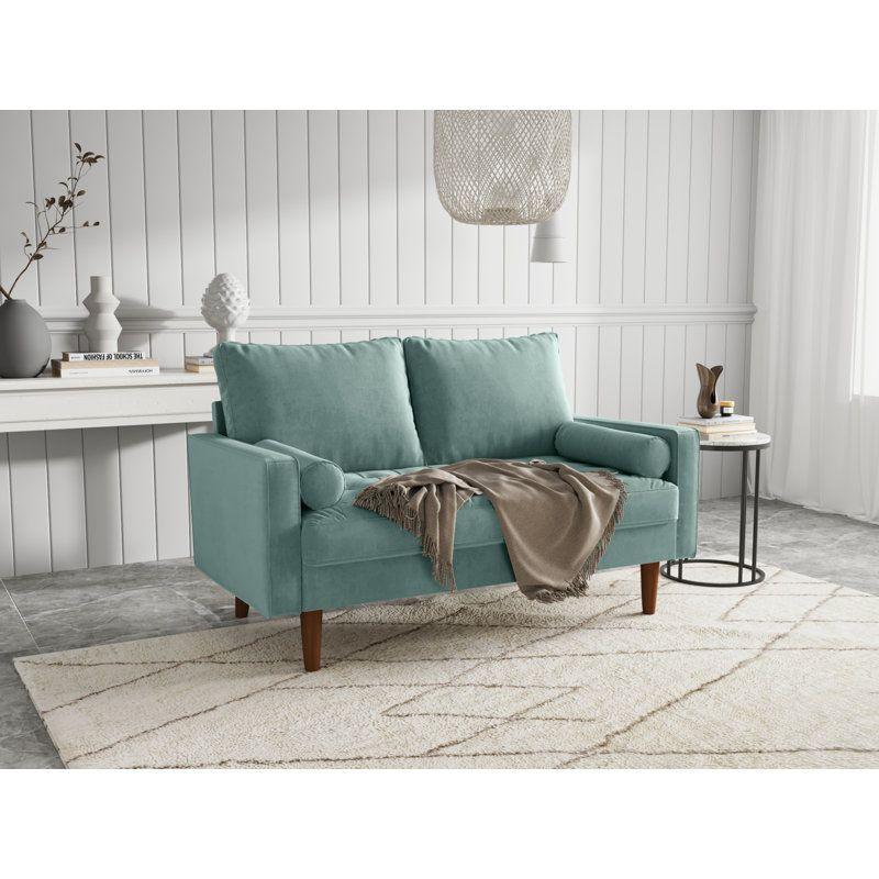 Modern Chic Velvet 2 Seater Sofa - 180x85x85 cm - By Alhome - ALHOME