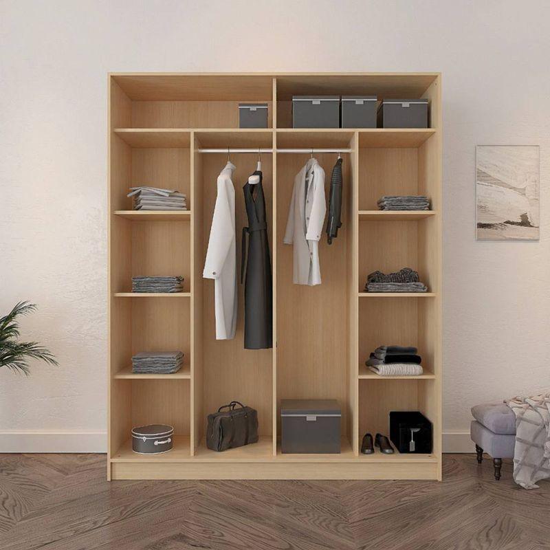 Modern Wardrobe Without Doors, Beige: By Alhome - ALHOME