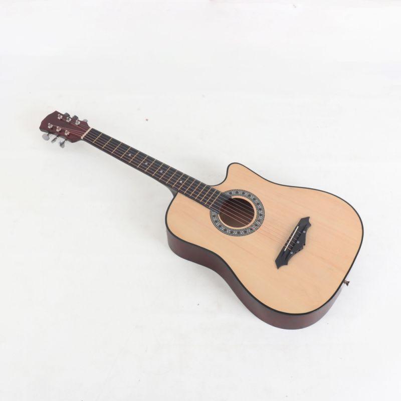 Decoration Real Wooden Guitar - Beige By Alhome - ALHOME