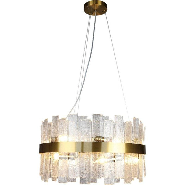 Modern Oil Chandelier - Two Pieces - 13 Bulbs - Lamp Base Size E14 By Alhome - ALHOME