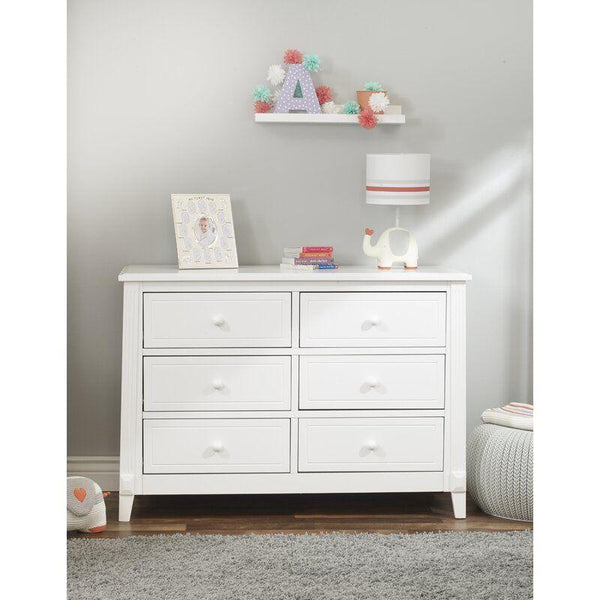 Kids Dresser: 120x48x85 Wood, White by Alhome - ALHOME