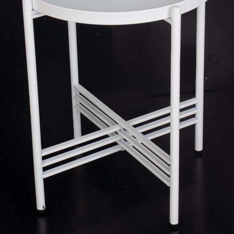 White Metal Table By Alhome - ALHOME