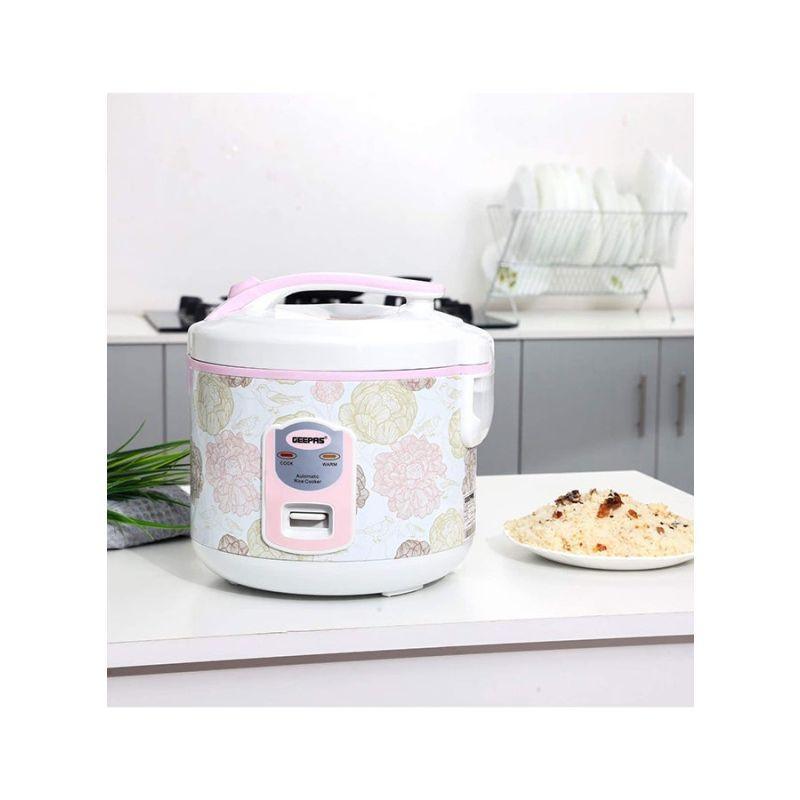 Geepas Electric Rice Cooker 1.5 L 500 W - GRC4334 - .com - Your Destination for Baby & Mother Needs in Saudi Arabia