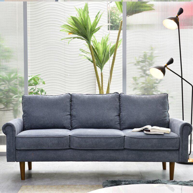 Modern Cozy Velvet 3 Seater Sofa - 240x85x85 cm - By Alhome - ALHOME