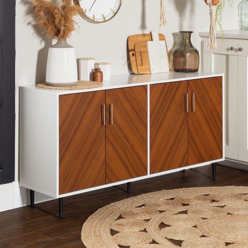 Stylish Brown MDF Buffet by Alhome - ALHOME