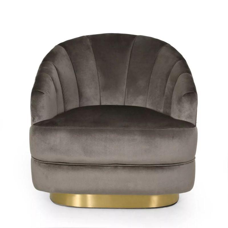 Elegant Velvet chair - 90x85x85 cm - By Alhome - ALHOME