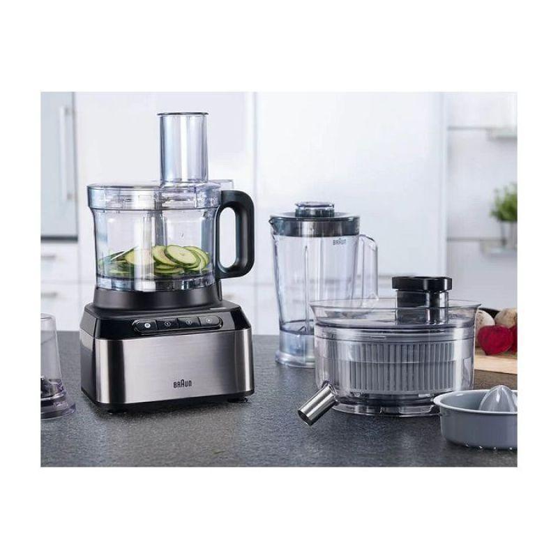 Braun PurEase Food Processor - 2.1 L - 800 W - BRFP3235SI - 