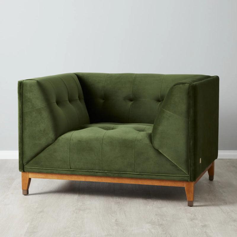 Velvet Green Chair By Alhome - 110111560 - ALHOME