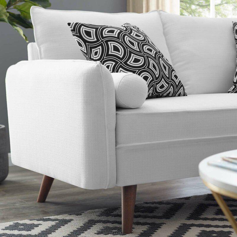 Modern Elegant Linen 2 Seater Sofa 180x85x85 cm - By Alhome - ALHOME