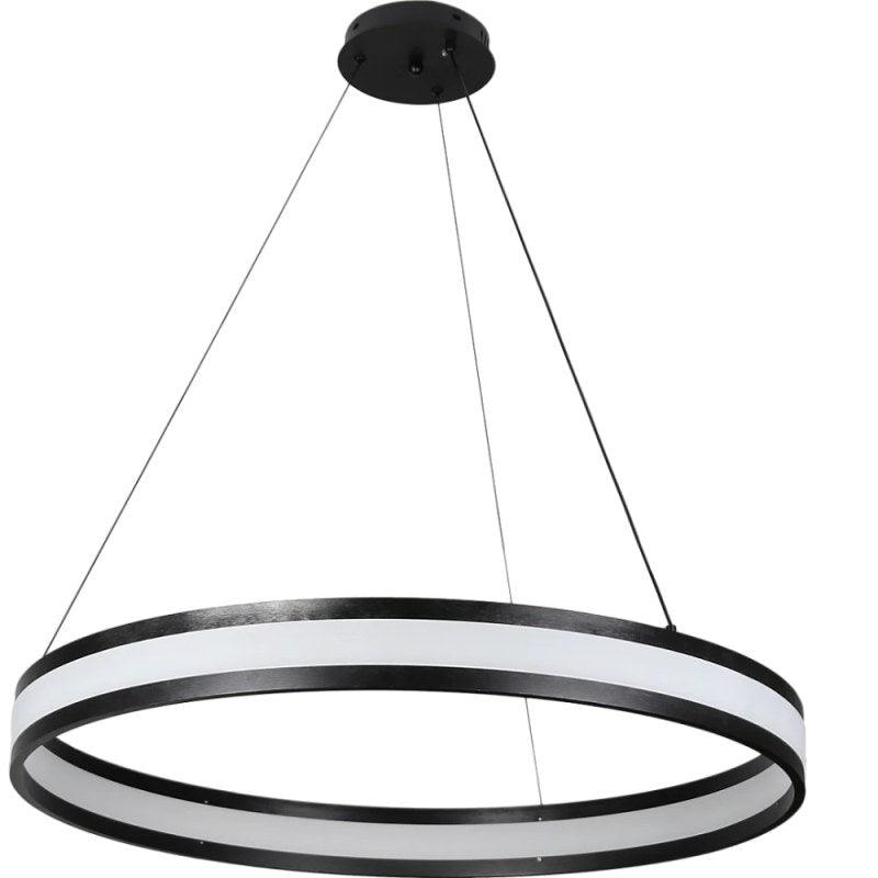 Modern Black Chandelier With 3 Lights - 65 W By Alhome - ALHOME