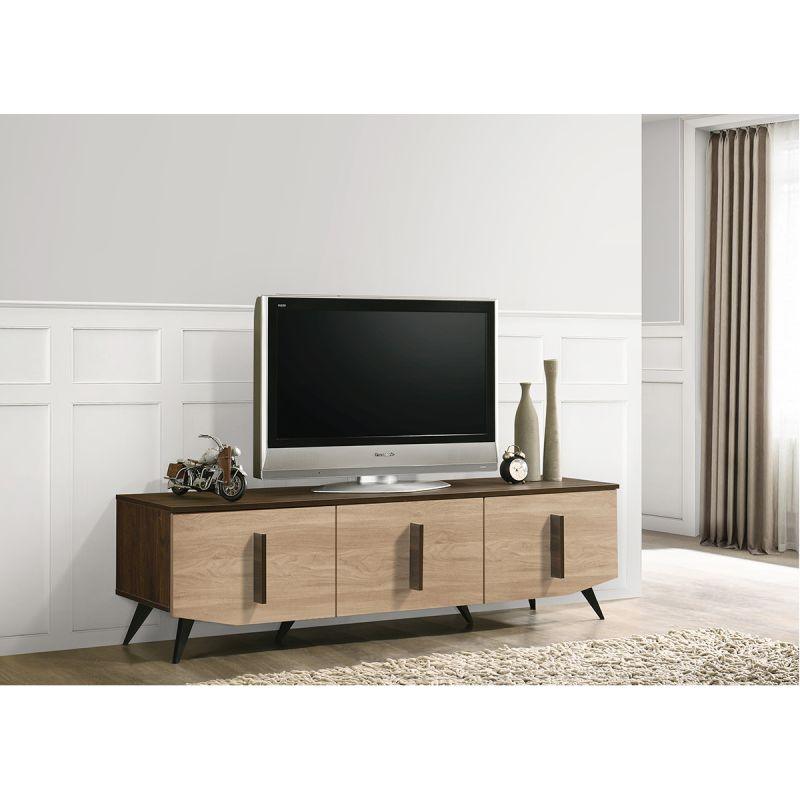 Tv Table From Malaysian Wood - Brown And Wooden - 160x40x45 - By Baity - ALHOME