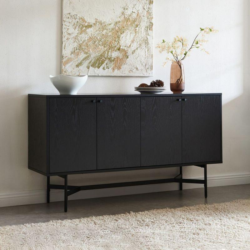 Modern Black MDF Buffet by Alhome - 110113087 - ALHOME