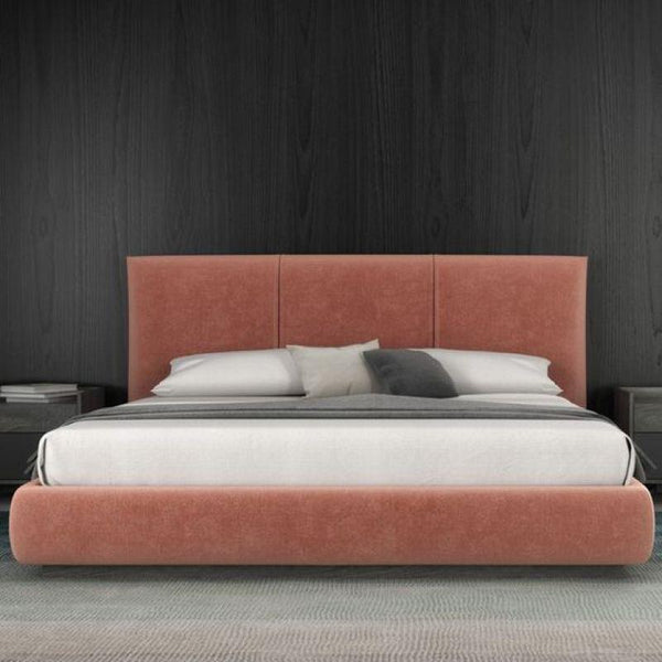 Elegance in Bloom: Swedish Wood Chanel Pink Queen Bed By Alhome - ALHOME