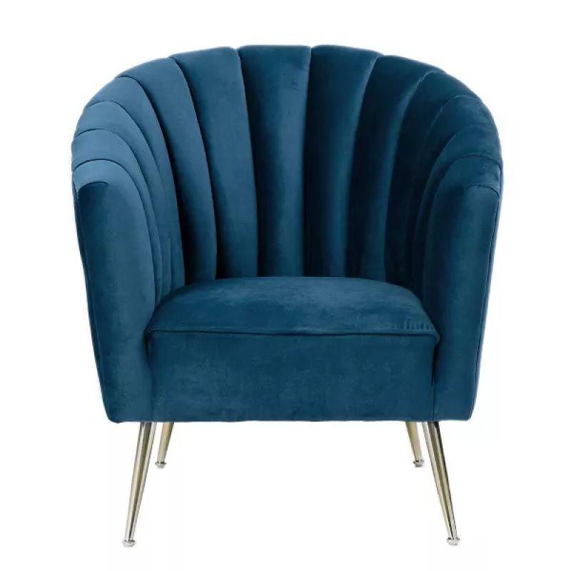 Modern Chic Velvet Arm Chair - 80x85x85 cm - By Alhome - ALHOME