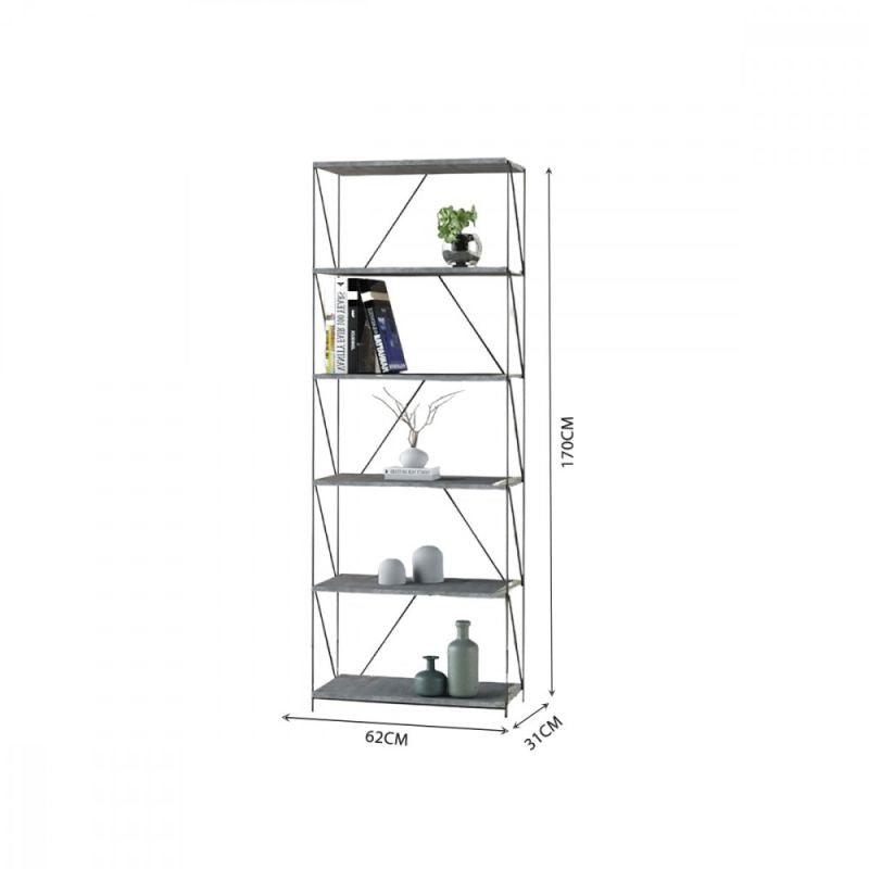 Multi-Use Shelving Unit From Malaysian Wood With 6 Layers - By Baity - ALHOME