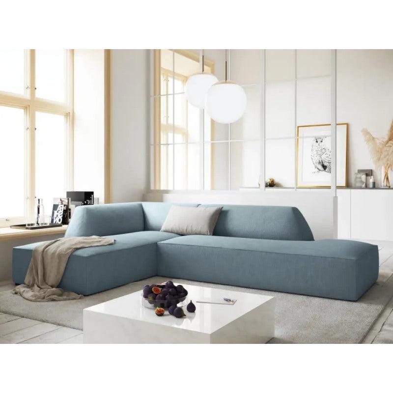 Comfortable Velvet Corner Sofa - 280x170x85x85 cm - By Alhome - ALHOME