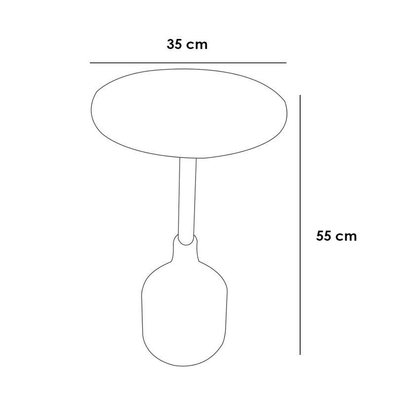 Side Table 55x35 cm - Multi color By Alhome - ALHOME