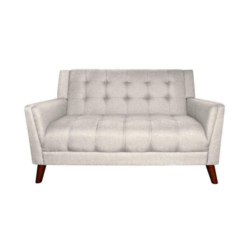 Modern Sleek Linen 2 Seater Sofa - 200x85x85 cm - By Alhome - ALHOME