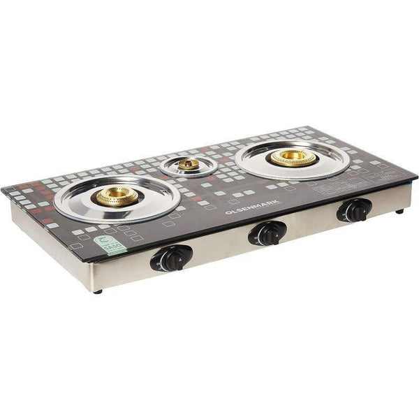 Olsenmark Tempered Glass Double Burner Gas Stove - OMK2225 - .com - Your Destination for Baby & Mother Needs in Saudi Arabia