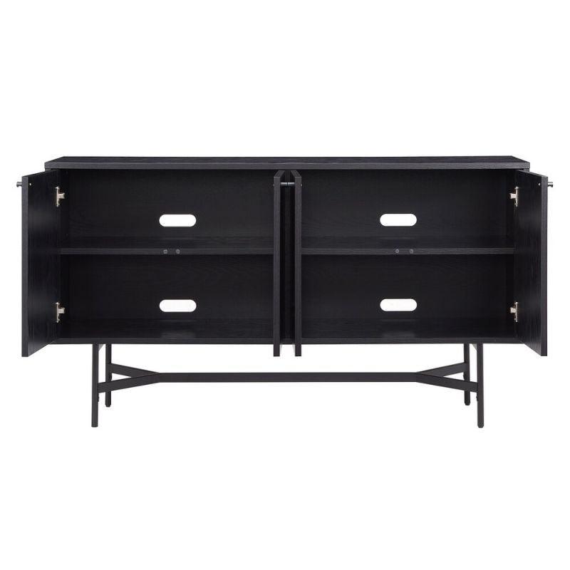 Modern Black MDF Buffet by Alhome - 110113087 - ALHOME