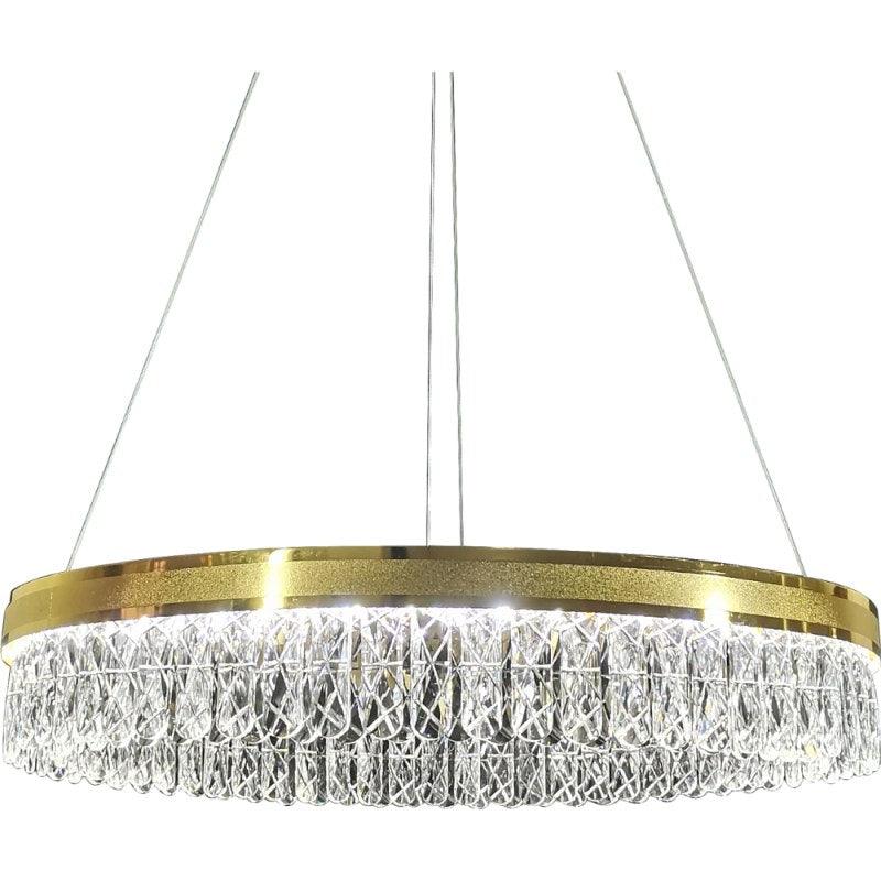 Modern Chandelier With 3 Lights - 36 Watts - Diameter 80 - Gold - By Alhome - ALHOME