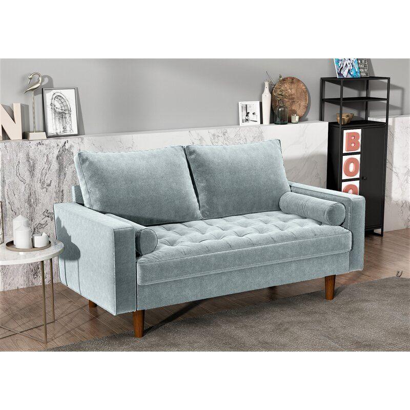 Modern Comfortable Velvet 2 Seater Sofa - 180x85x85 cm - By Alhome - ALHOME