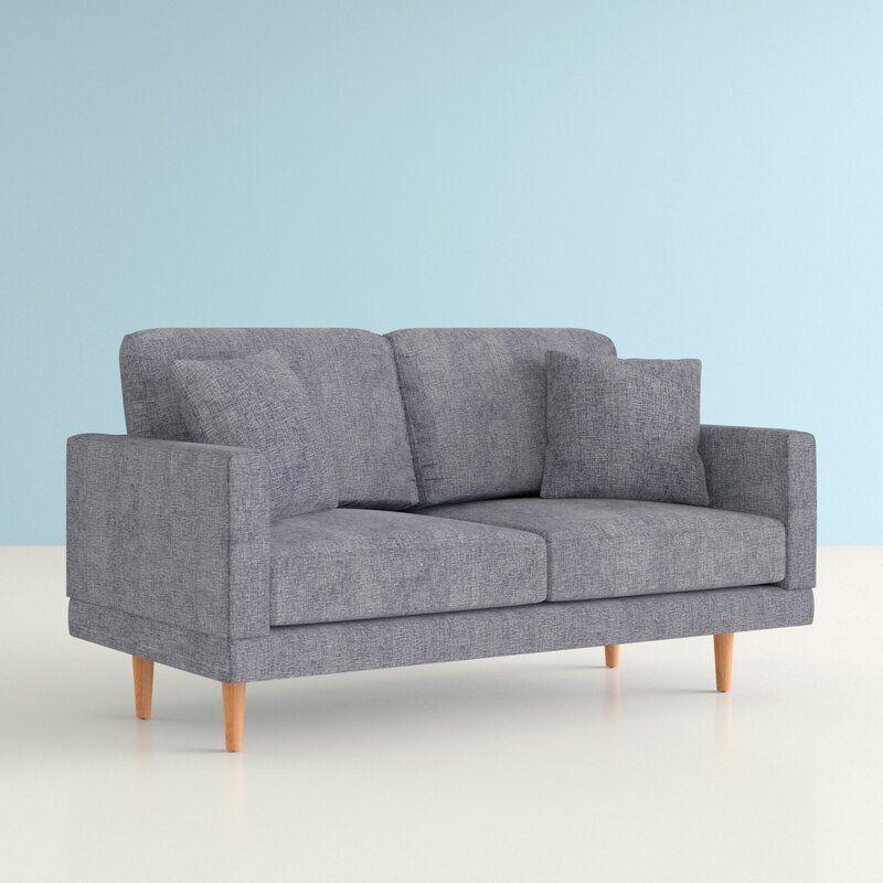 Modern Functional Linen 2 Seater Sofa - 180x85x85 cm - By Alhome - ALHOME