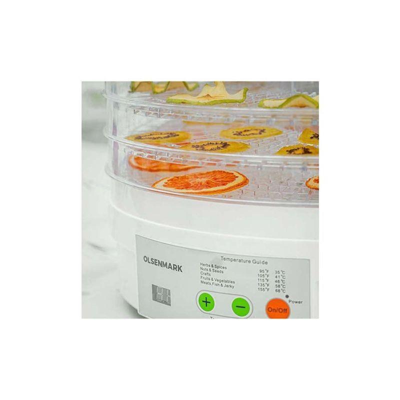 Olsenmark Food Dehydrator - White - OMFD2464 - .com - Your Destination for Baby & Mother Needs in Saudi Arabia