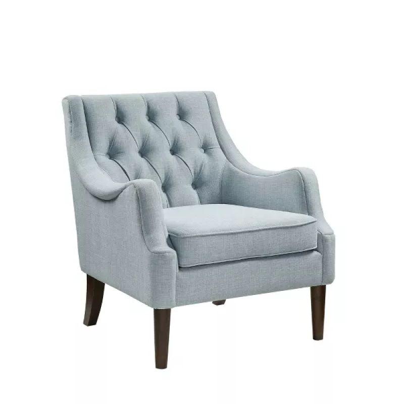 Modern Luxurious Linen Arm Chair - 90x85x85 cm - By Alhome - ALHOME