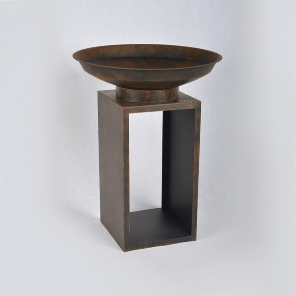 Iron Fire Stove - Metal - Burnt Brown - 110111927 - By Alhome - ALHOME