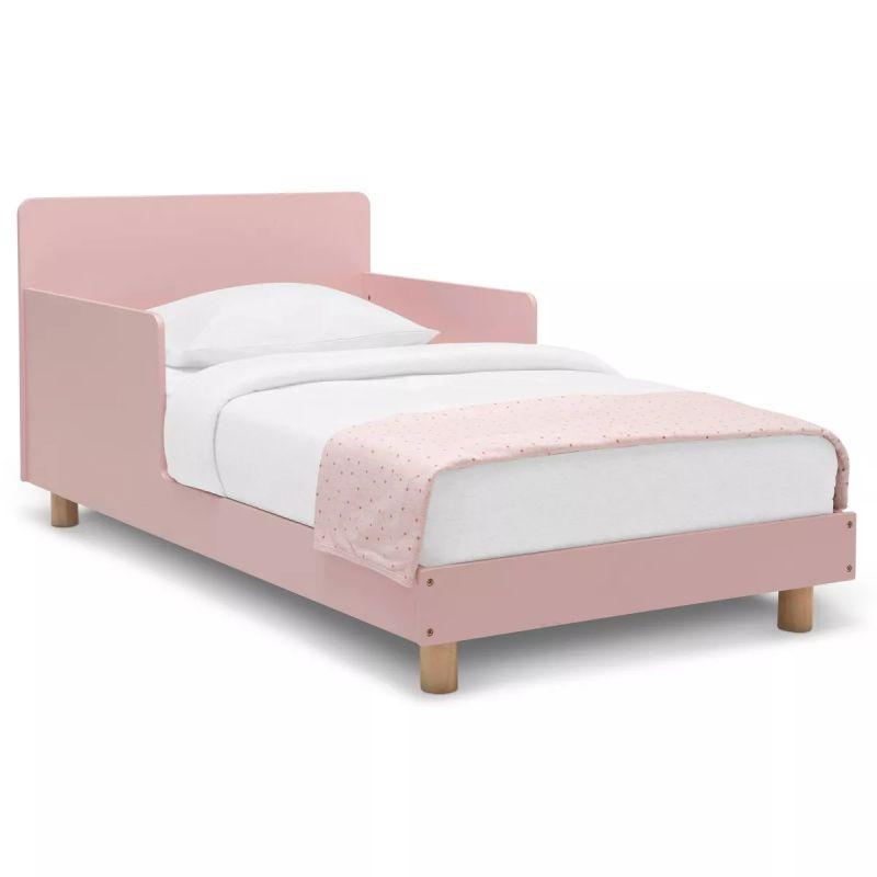 Wood Kids Bed: Playful Pink 120x200x140 cm by Alhome - ALHOME