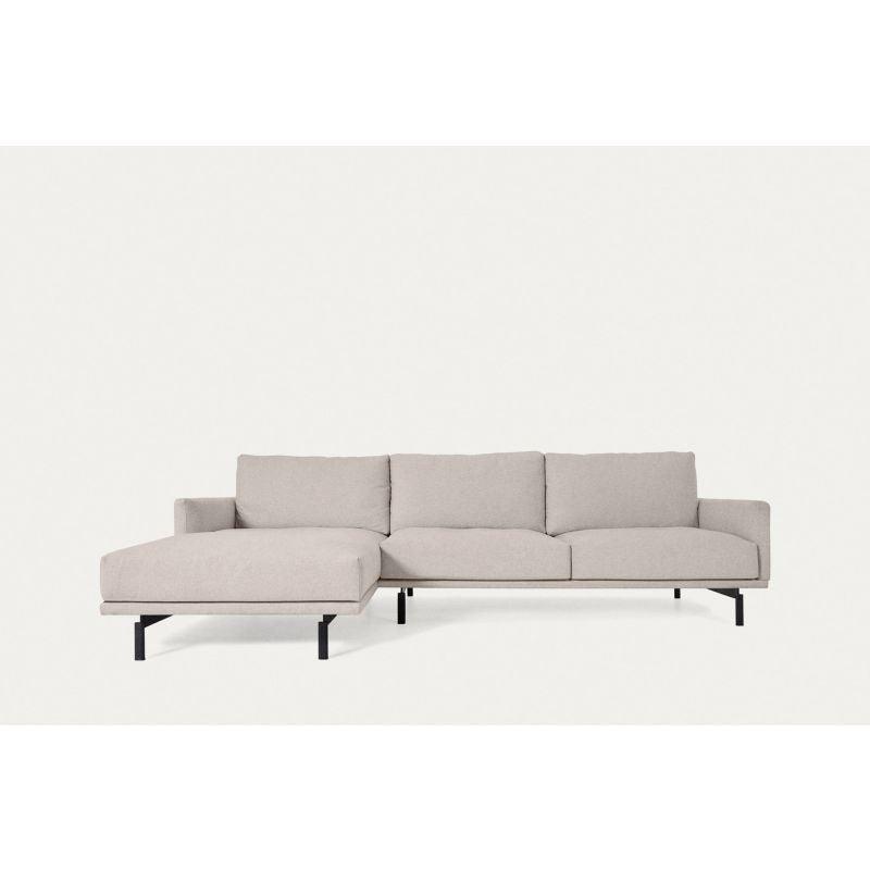 Ashen Swedish Wood Wood L-Shape Sofa - Size: 270x160x85x85, Material: Linen By Alhome - 110112214 - ALHOME