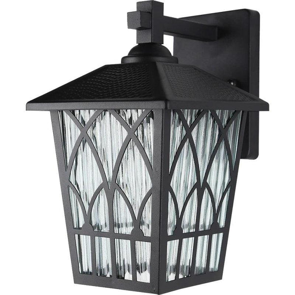 Outdoor Wall Lantern - Black - By Alhome - ALHOME