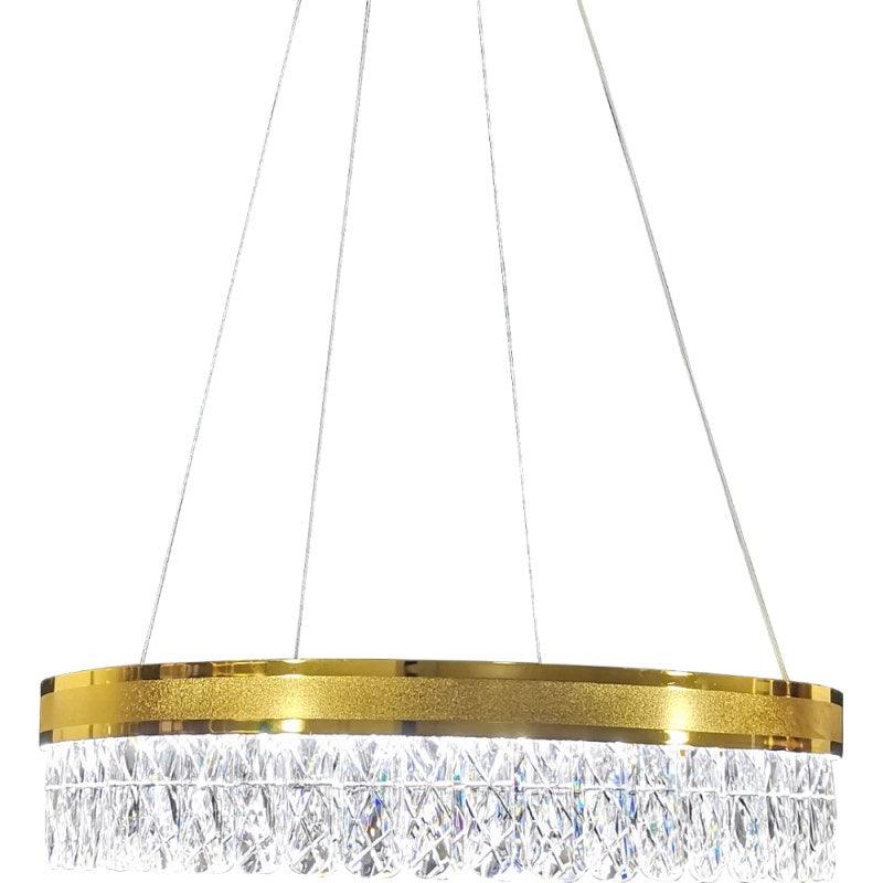 Modern Gold Chandelier With 3 Lights - 60 cm - 25 W By Alhome - ALHOME