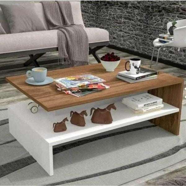 Brown Center Table With Classic Charm for Your Living Space By Alhome - ALHOME