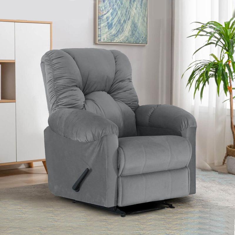 Velvet Recliner Chair - American Polo by In House - ALHOME