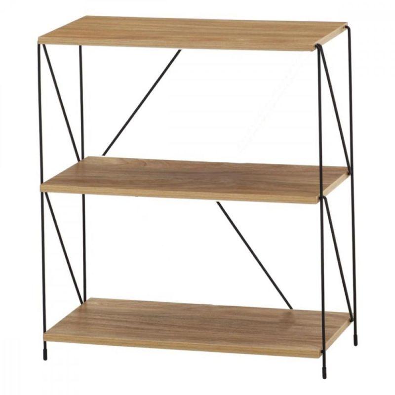 Multi-Use Shelving Unit From Malaysian Wood - 3 Layers - By Baity - ALHOME