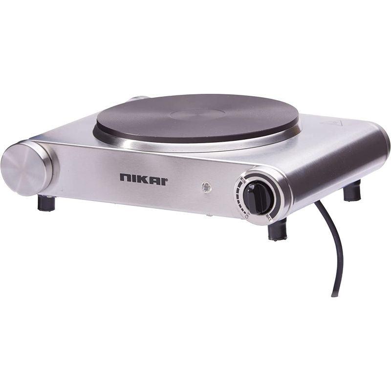 Nikai Single Electric Hot Plate - 1500W - silver - Nktoe4N2 - .com - Your Destination for Baby & Mother Needs in Saudi Arabia