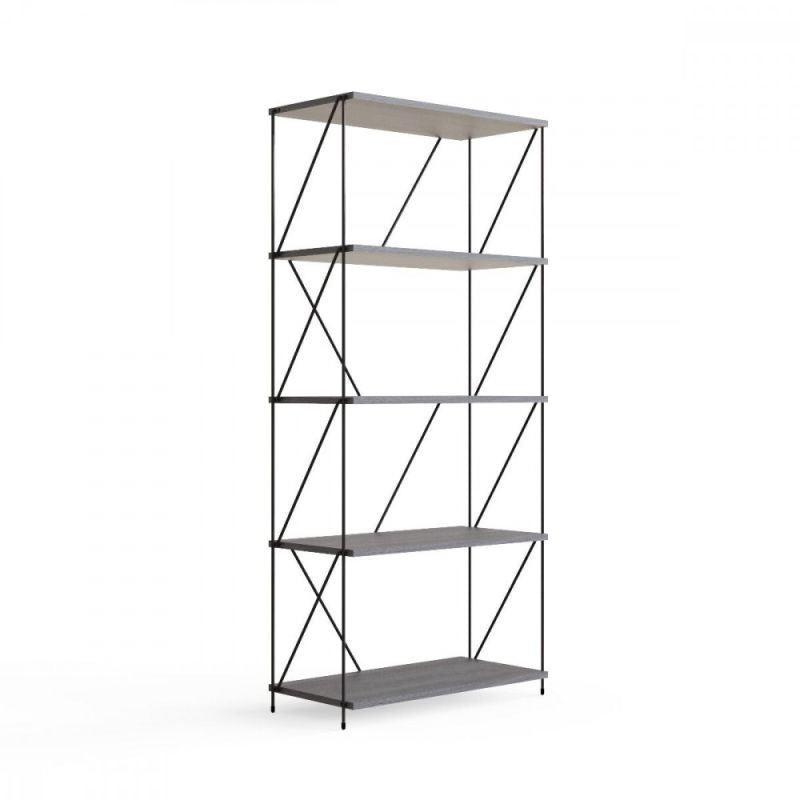 Multi-Use Malaysian Wood Shelving Unit - 5 Layers - By Baity - ALHOME