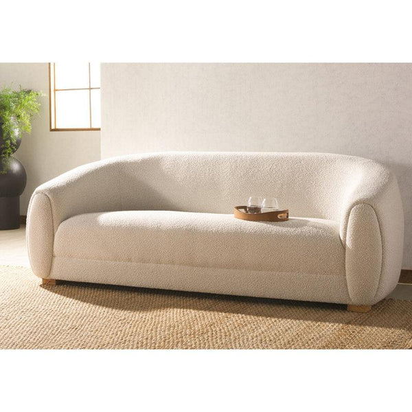 3-Seater Boucl√© Sofa in Classic Beige By Alhome - 110111251 - ALHOME