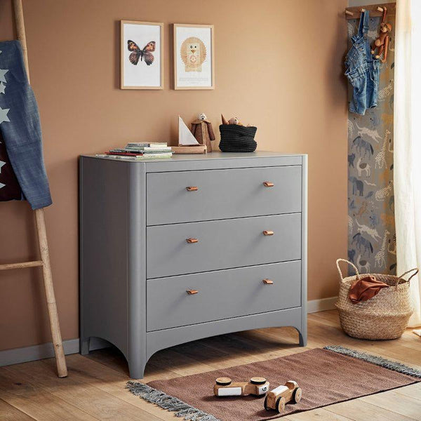 Kids Dresser: 90x40x85 Wood, Grey by Alhome - ALHOME